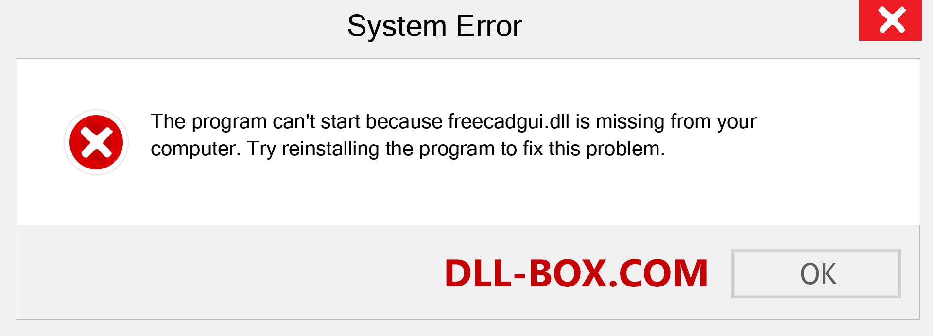  freecadgui.dll file is missing?. Download for Windows 7, 8, 10 - Fix  freecadgui dll Missing Error on Windows, photos, images