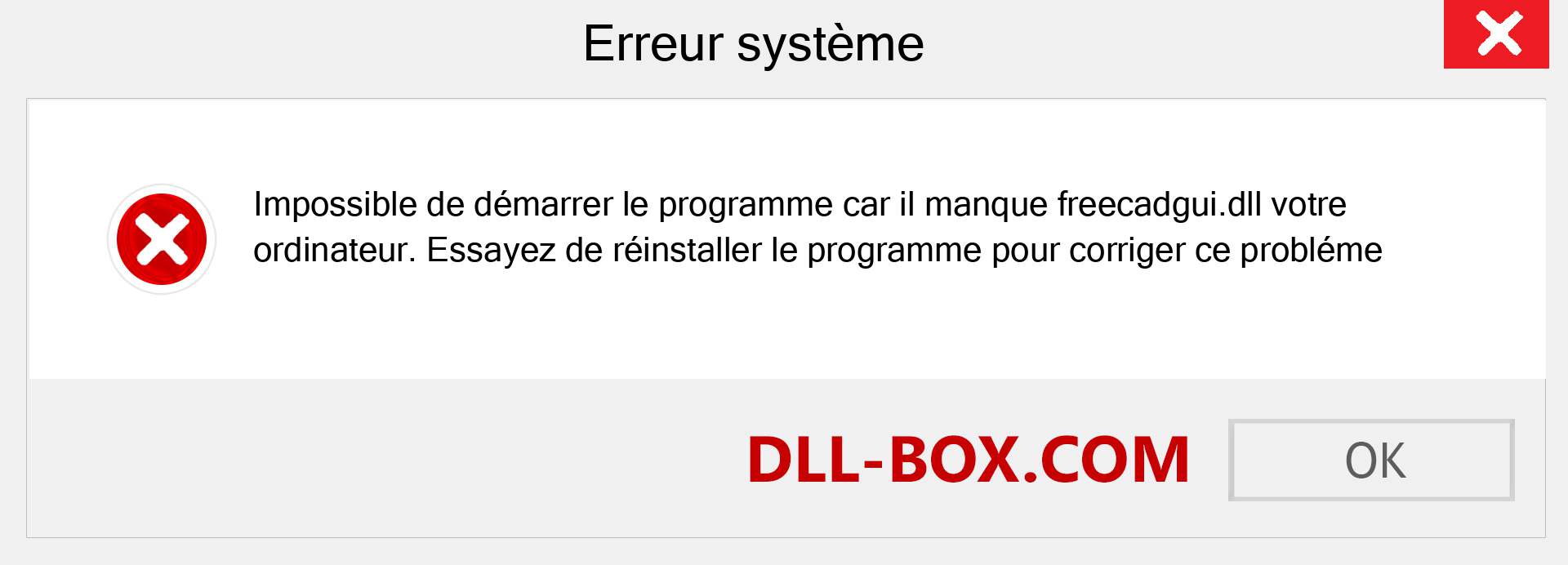 Le fichier freecadgui.dll est manquant ?. Télécharger pour Windows 7, 8, 10 - Correction de l'erreur manquante freecadgui dll sur Windows, photos, images